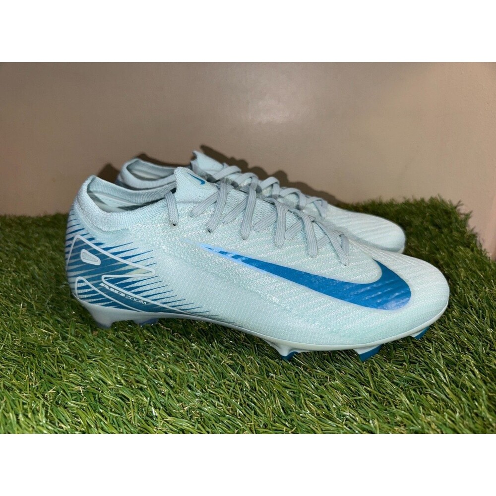 Men's 7.5 Nike Zoom Vapor 16 Elite FG-Pro Soccer Cleats Glacier Blue HF7878-400